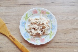 Салат с апельсинами, курицей и корейской морковью