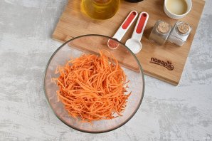 Салат с куриными желудками