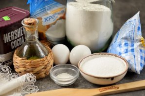 Шоколадные маффины на сметане Шоколадные маффины на сметане