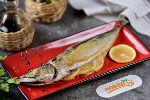 Скумбрия с горчицей и майонезом запеченная в духовке Скумбрия с горчицей и майонезом запеченная в духовке