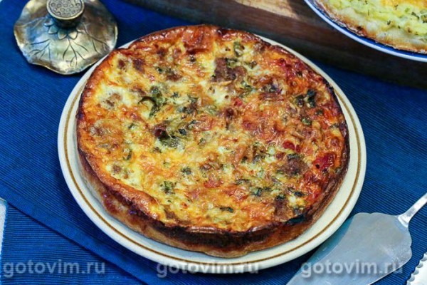 Смаженка с фаршем и сыром Смаженка с фаршем и сыром