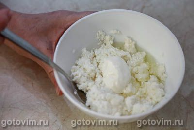 Смаженка с творогом и вареньем Смаженка с творогом и вареньем