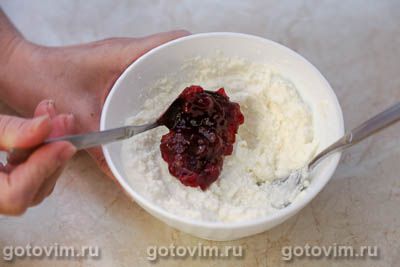 Смаженка с творогом и вареньем Смаженка с творогом и вареньем