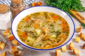 Суп из горбуши в мультиварке