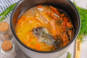 Суп из горбуши в мультиварке