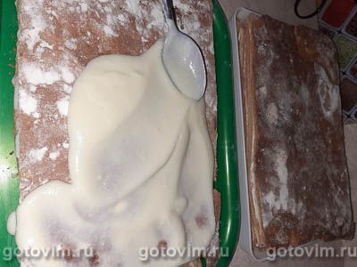 Торт медовик с заварным кремом Торт медовик с заварным кремом