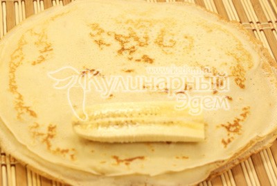 Блинчики с бананом Блинчики с бананом