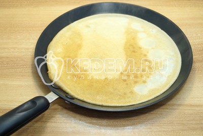 Блины на молоке с творогом