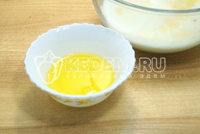 Блины на молоке с творогом