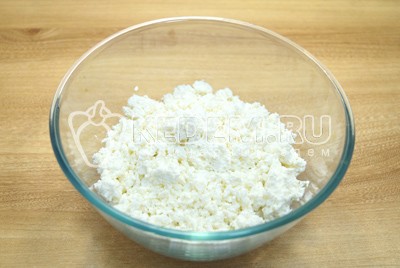 Блины на молоке с творогом