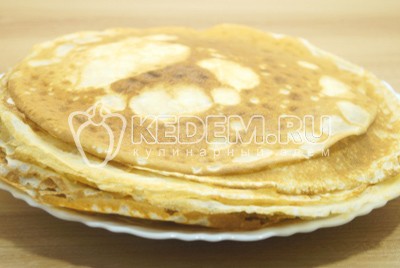 Блины с грибной начинкой Блины с грибной начинкой