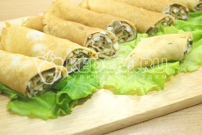 Блины с грибной начинкой Блины с грибной начинкой