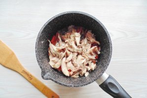 Булгур с курицей и овощами