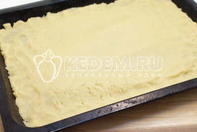 Быстрое печенье с малиновым джемом