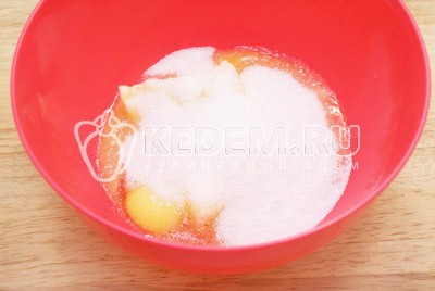 Быстрое печенье с малиновым джемом