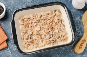 Быстрый рыбный пирог на кефире