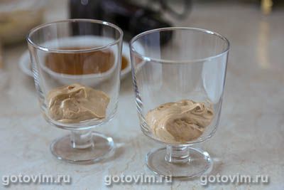 Десерт с дальгона кофе и творожным сыром