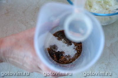 Десерт с дальгона кофе и творожным сыром