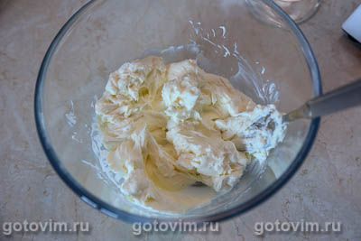 Десерт с дальгона кофе и творожным сыром