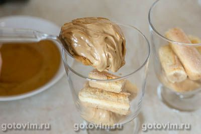 Десерт с дальгона кофе и творожным сыром