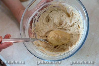 Десерт с дальгона кофе и творожным сыром