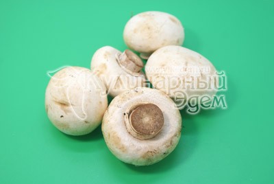 Фаршированные блины с грибами и сыром