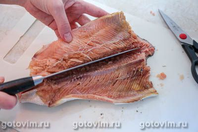 Горбуша на решетке Горбуша на решетке