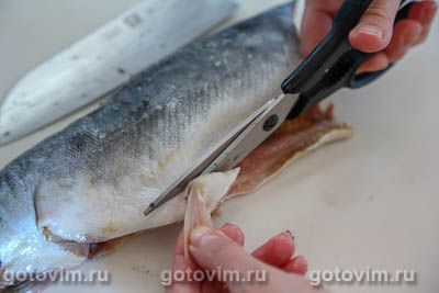 Горбуша на решетке Горбуша на решетке