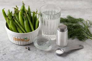 Горох в стручках на зиму