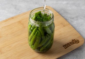 Горох в стручках на зиму