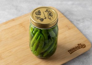 Горох в стручках на зиму