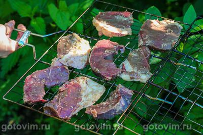 Говяжье сердце на гриле (на решетке) Говяжье сердце на гриле (на решетке)