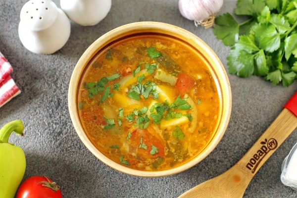 Какой суп сварить из свинины        