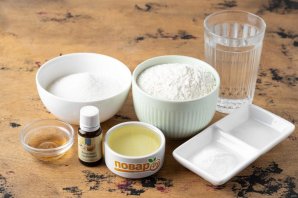 Кекс без яиц и молока