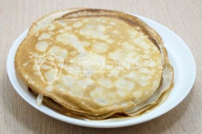 Классические тонкие блины на молоке Классические тонкие блины на молоке