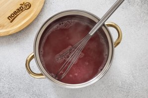 Клюквенный мусс с манкой Клюквенный мусс с манкой