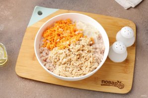 Котлеты из минтая с сыром