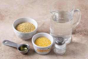 Кукурузно-пшенная каша на воде