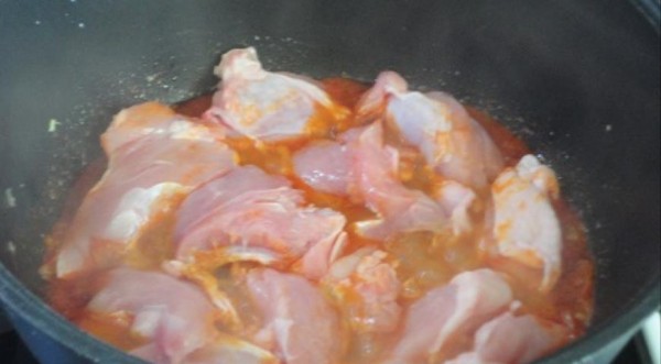 Курица в сливочной паприке, пошаговый рецепт с фото