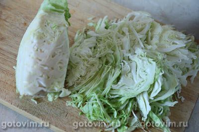 Куриные голени с капустой, запеченные в пакете для запекания (в духовке)