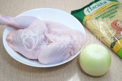 Куриный суп с лапшой