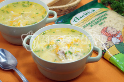Куриный суп с лапшой
