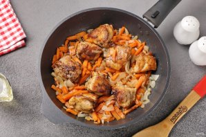 Куриный суп "Жареный"