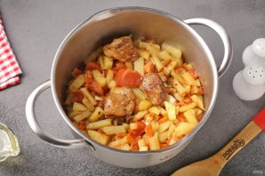 Куриный суп "Жареный"