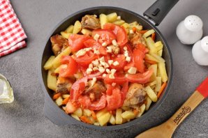 Куриный суп "Жареный"