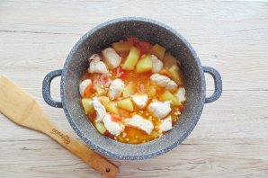 Лагман из курицы