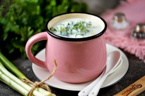 Летний суп на кефире Летний суп на кефире