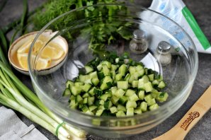 Летний суп на кефире Летний суп на кефире