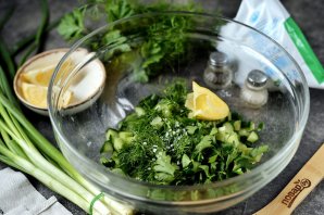 Летний суп на кефире Летний суп на кефире