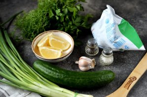 Летний суп на кефире Летний суп на кефире